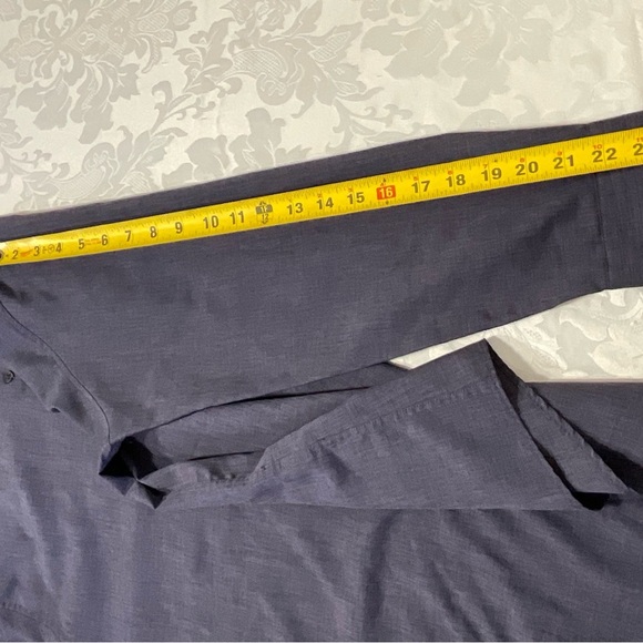 Vince Camuto Men Size XL Blue Stretch  Summer Comfort Long Sleeve Casual Shirt - Picture 8 of 8